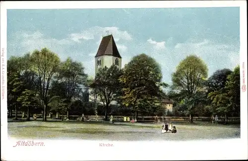 Ak Altdöbern in der Niederlausitz, Kirche