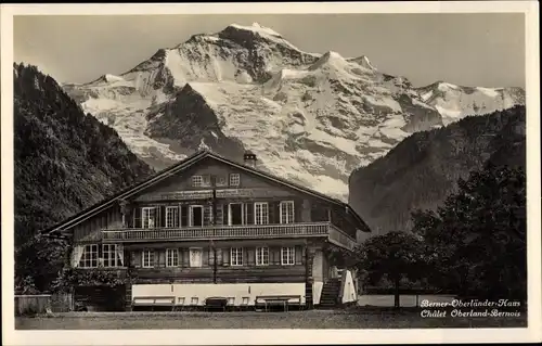 Ak Bern Stadt Schweiz, Berner Oberländer Haus