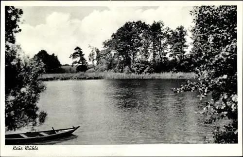 Ak Büchen im Herzogtum Lauenburg ?, Neue Mühle, Wasserpartie