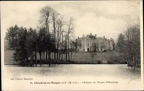 Ak Chaudron en Mauges Maine-et-Loire, Chateau du Plessis Villoutreys