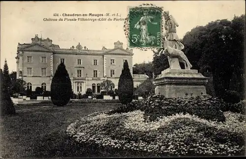 Ak Chaudron en Mauges Maine-et-Loire, Chateau du Plessis Villoutreys