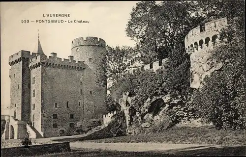 Ak Pontgibaud Puy de Dôme, Le Chateau