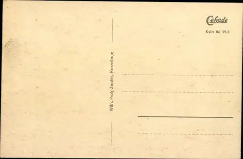 Ak Boppard Rhein Hunsrück Kreis, Hunsrückbahn, Boppard Kasellaun, Dampflok, Mühltal