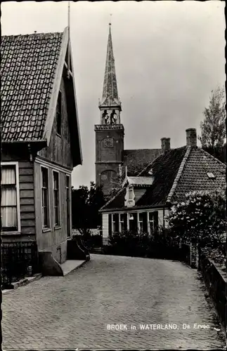 Ak Broek in Waterland Nordholland, De Erven, Kerk