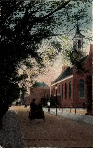 Ak Den Helder Nordholland, Weststraat, Ned Herv Kerk