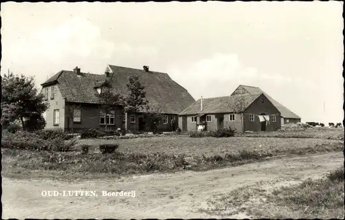 Ak Oud Lutten Overijssel, Boerderij