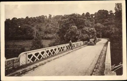 Ak Chatelais Maine et Loire, Pont de Marcille