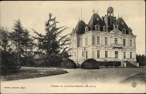 Ak Chatelais Maine et Loire, Chateau de Saint Julien