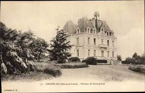 Ak Chatelais Maine et Loire, Chateau de Saint Julien