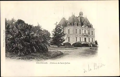 Ak Chatelais Maine et Loire, Chateau de Saint Julien