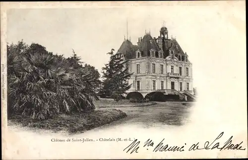 Ak Chatelais Maine et Loire, Chateau de Saint Julien