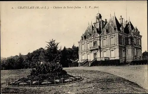 Ak Chatelais Maine et Loire, Chateau de Saint Julien