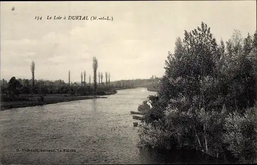 Ak Durtal Maine et Loire, Le Loir