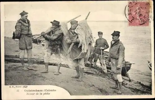 Ak Ouistreham Calvados, Retour de la peche