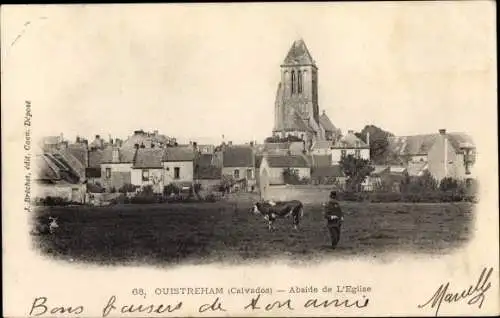 Ak Ouistreham Calvados, Abside de l'Eglise