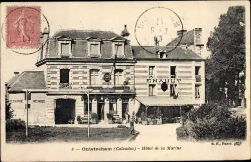 Ak Ouistreham Calvados, Hotel de la Marine