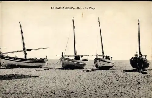 Ak Le Barcarès Pyrénées Orientales, La Plage