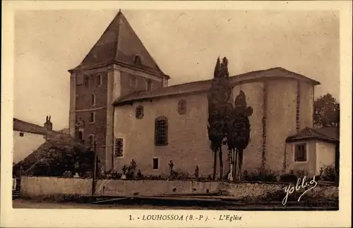 Ak Louhossoa Pyrénées Atlantiques, L'Eglise