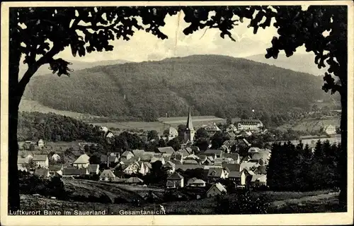 Ak Balve im Sauerland, Gesamtansicht