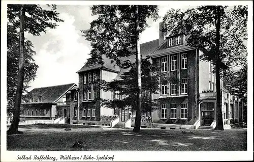 Ak Speldorf Mülheim a. d. Ruhr, Solbad Raffelberg, Kurhaus