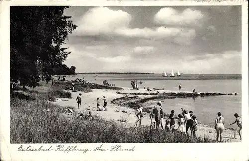 Ak Haffkrug Scharbeutz Ostholstein, Strandpartie