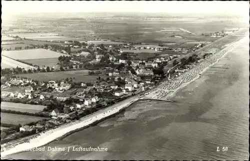 Ak Ostseebad Dahme in Holstein, Fliegeraufnahme