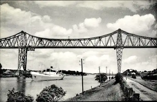 Ak Rendsburg in Schleswig Holstein, Hochbrücke