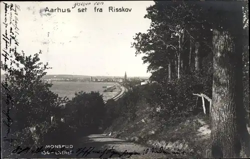 Ak Århus Aarhus Dänemark, Set fra Risskov