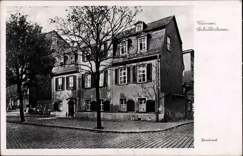 Ak Weimar in Thüringen, Schillerhaus