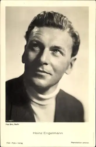 Ak Schauspieler Heinz Engelmann, Portrait