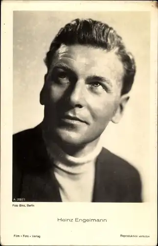 Ak Schauspieler Heinz Engelmann, Portrait