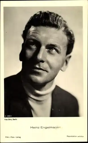 Ak Schauspieler Heinz Engelmann, Portrait