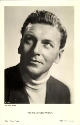 Ak Schauspieler Heinz Engelmann, Portrait