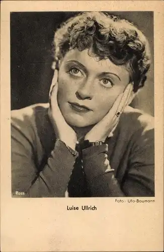 Ak Schauspielerin Luise Ullrich, Portrait