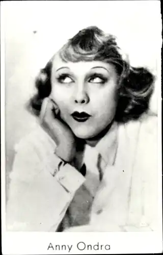 Ak Schauspielerin Anny Ondra, Portrait