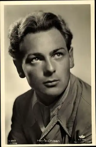 Ak Schauspieler Heinz Ohlsen, Portrait, Ross Verlag 3342/2