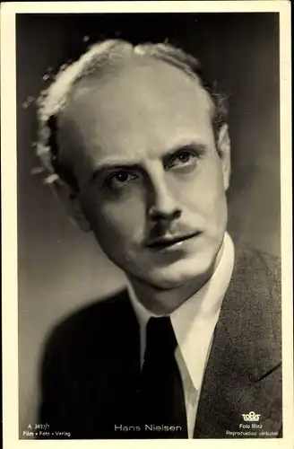 Ak Schauspieler Hans Nielsen, Portrait