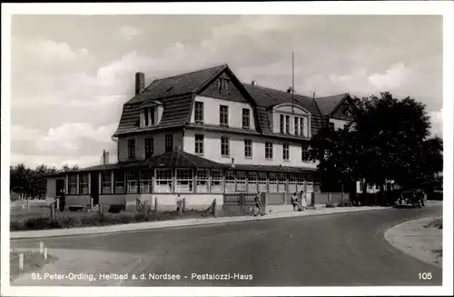 Ak Nordseebad Sankt Peter Ording, Pestalozzi Haus