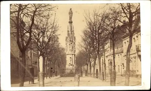 Foto Köln am Rhein, um 1860, Denkmal