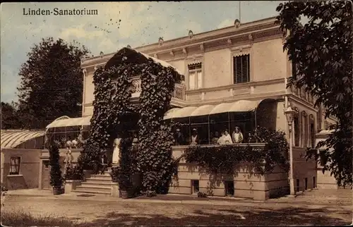 Ak Berlin Pankow Niederschönhausen, Linden Sanatorium, Lindenstraße 15