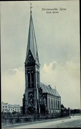 Ak Fürstenwalde an der Spree, Kath. Kirche