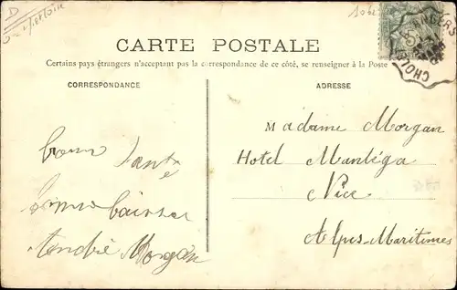 Ak Chalonnes sur Loire Maine et Loire, Ortsansichten, Souvenir, Rosen