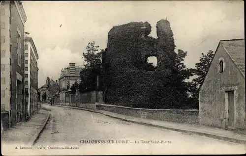 Ak Chalonnes sur Loire Maine et Loire, La Tour Saint Pierre