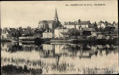 Ak Chambellay Maine-et-Loire, Vue Generale