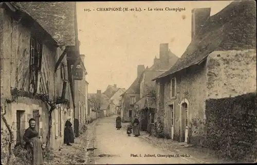 Ak Champigné Maine-et-Loire, Le vieux Champigne