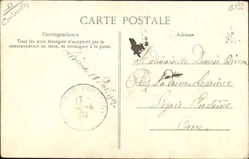 Ak Lisieux Calvados, Les Rues d'Orbec et de Livarot