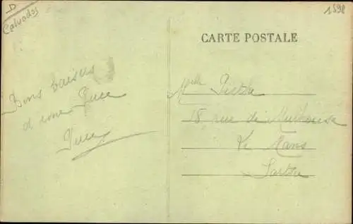 Ak Lisieux Calvados, Rue de Livarot