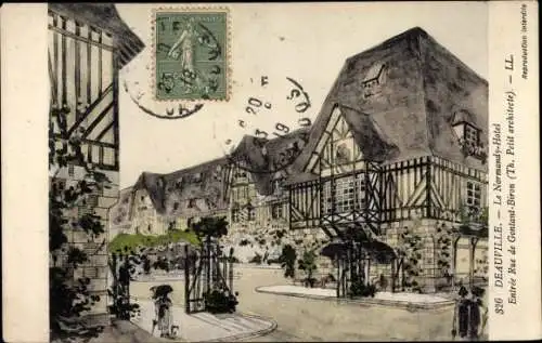 Künstler Ak Deauville Calvados, Le Normandy Hotel