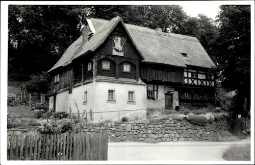 Foto Ak Neusalza Spremberg in Sachsen, ältestes Haus