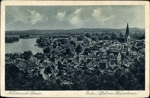 Ak Eutin in Ostholstein, Stadt vom Wasserturm gesehen